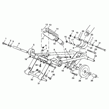 FRONT TORQUE ARM - 099SB5AS (4950155015b011)