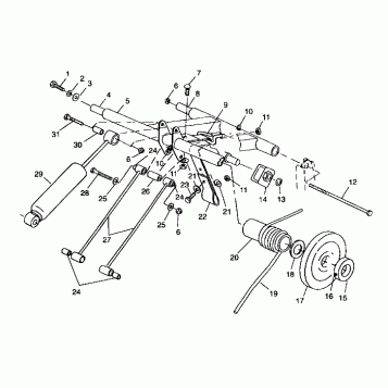 REAR TORQUE ARM - 099SB5AS (4950155015b012)