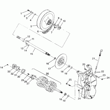 DRIVE TRAIN - 099ST4DS (4950445044b007)