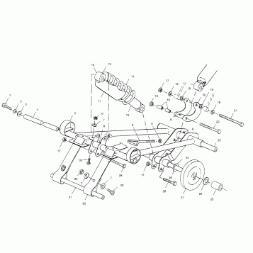FRONT TORQUE ARM - S00SB4BS (4952895289b007)