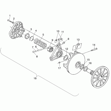 DRIVE CLUTCH - S00SB4BS (4952895289b012)