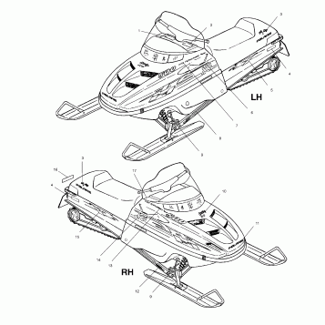 DECALS - S00SB5AS (4953045304a011)