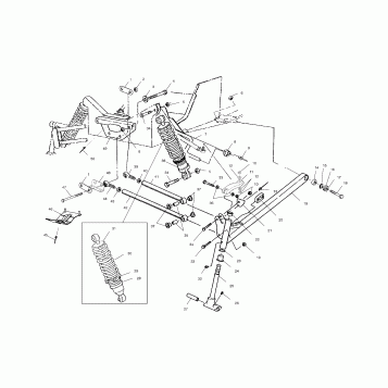 FRONT SUSPENSION - S00SB5AS (4953045304b001)