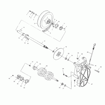 DRIVE TRAIN - S00SB5AS (4953045304b008)