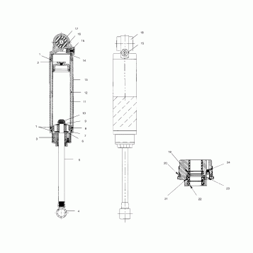 FOX SHOCK - REAR TRACK - S00SB5AS (4953045304c001)