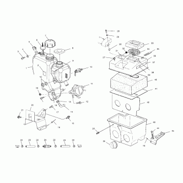 OIL TANK/AIR BOX - S00SB5AS (4953045304c003)