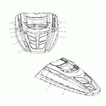 HOOD - FOAM/FOIL - 099SX4FS (4953375337a011)