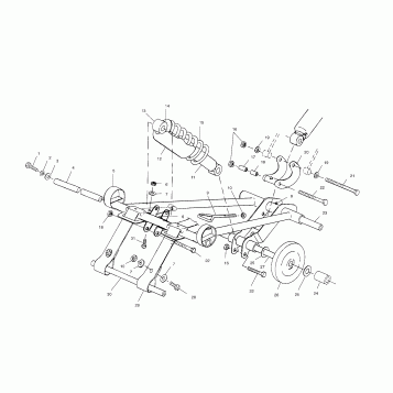 FRONT TORQUE ARM - 099SX4FS (4953375337b010)