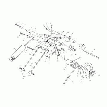 REAR TORQUE ARM - 099SX4FS (4953375337b011)