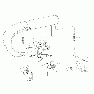 EXHAUST SYSTEM - 099SX4FS (4953375337b014)