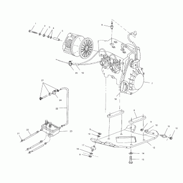 ENGINE MOUNTING - 099SX4FS (4953375337c001)