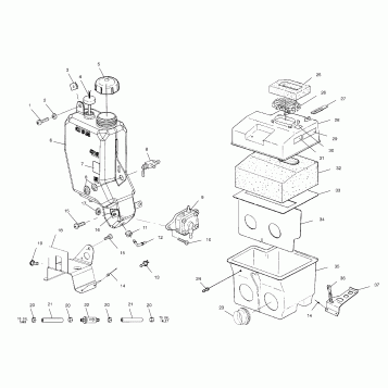 OIL TANK/AIR BOX - 099SX4FS (4953375337c002)