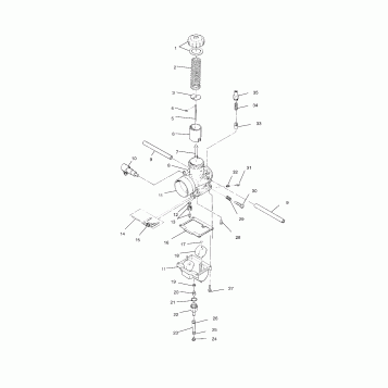 CARBURETOR - 099SX4FS (4953375337c007)