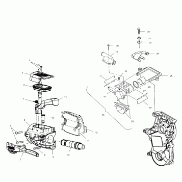 BRAKE - 099NX4CS (4953455345A014)
