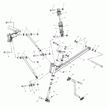 FRONT SUSPENSION - 099NX4CS (4953455345B001)