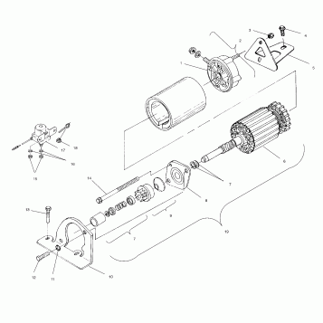 STARTING MOTOR - S00LD3AS (4953535353c010)