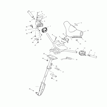 STEERING - HANDLEBAR - S00SD5BS (4953885388b004)