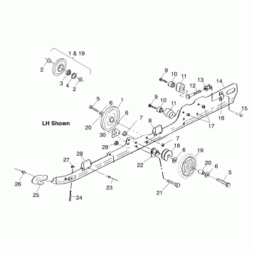 RAIL MOUNTING (SUSPENSION) - S00SD5BS (4953885388b010)