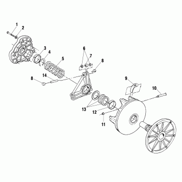 DRIVE CLUTCH - S00SD5BS (4953885388b013)