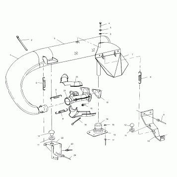 EXHAUST SYSTEM - S00SD5BS (4953885388c002)