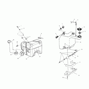 OIL TANK / AIR BOX - S00LB4AS (4953895389b013)