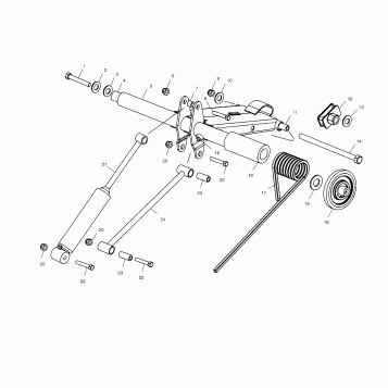 REAR TORQUE ARM - S00SR5AS (4953915391b012)