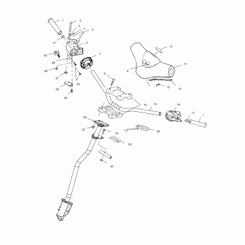 STEERING - HANDLEBAR - S00SB6AS (4953935393b005)