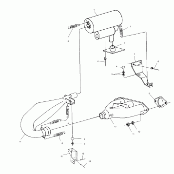 EXHAUST SYSTEM - S00SB6AS (4953935393c002)