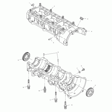 CRANKCASE - S00SB6AS (4953935393c006)