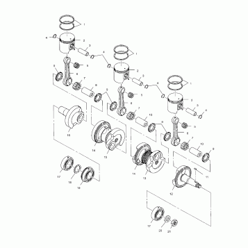 PISTON and CRANKSHAFT - S00SB6AS (4953935393c008)