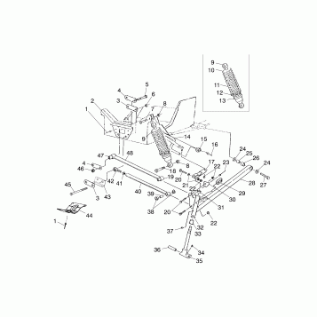 FRONT SUSPENSION - S00ST4BS (4953945394b003)