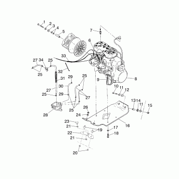 ENGINE MOUNTING - S00ST4BS (4953945394b009)