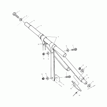FRONT TORQUE ARM - S00ST4BS (4953945394c001)