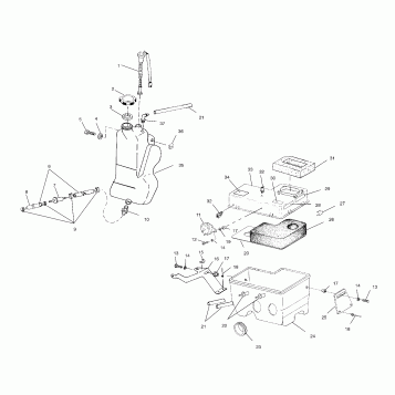 OIL TANK / AIR BOX - S00ST4BS (4953945394c007)