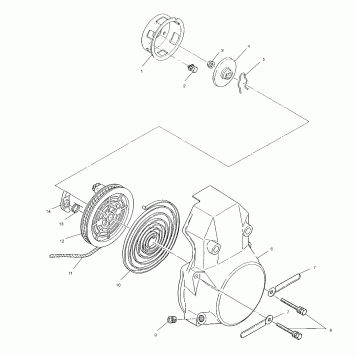 RECOIL STARTER - S00SU4BS (4953955395d001)