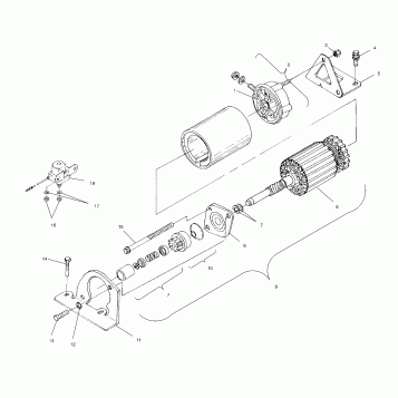 STARTING MOTOR - S00SU4BS (4953955395d002)