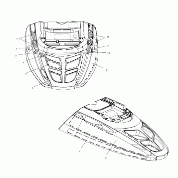 HOOD - FOAM/FOIL - S00ST5BS (4953965396A013)