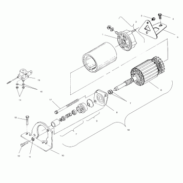 STARTING MOTOR - S00ST5BS (4953965396D001)