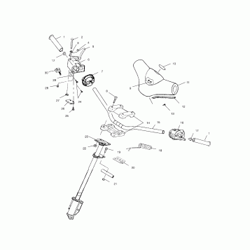 STEERING - HANDLEBAR - S00SB5BSA (4953975397b003)