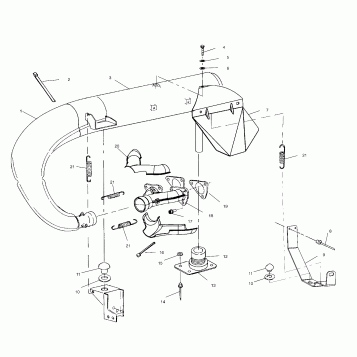 EXHAUST SYSTEM - S00SB5BSA (4953975397b013)