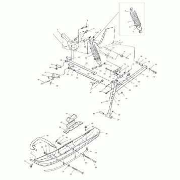 FRONT SUSPENSION and SKI - S00SR5BS (4953985398b001)