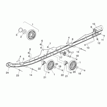 RAIL MOUNTING SUSPENSION - S00SR5BS (4953985398b008)