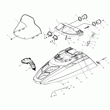 HOOD - S00SB8AS (4954015401a010)