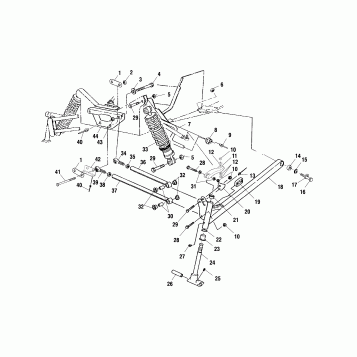 FRONT SUSPENSION - S00SB8AS (4954015401b001)