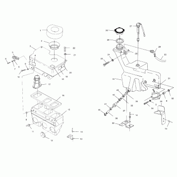 OIL TANK / AIR BOX - S00SB8AS (4954015401c007)
