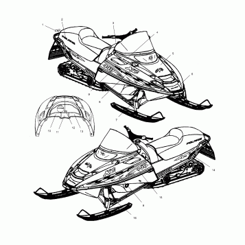 DECALS - S00NX4CS (4954025402A011)