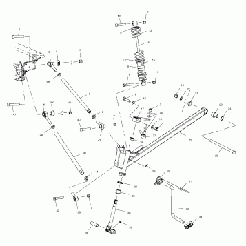 FRONT SUSPENSION - S00NX4CS (4954025402B001)