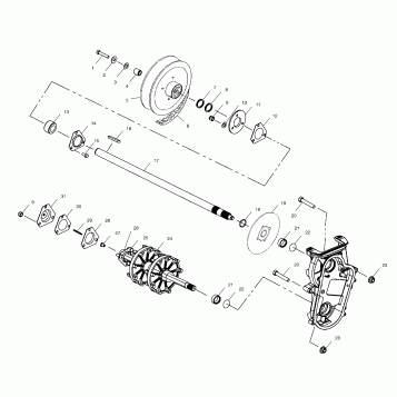 DRIVE TRAIN - S00NX4CS (4954025402B009)