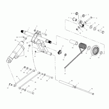 REAR TORQUE ARM - S00NX4CS (4954025402B013)