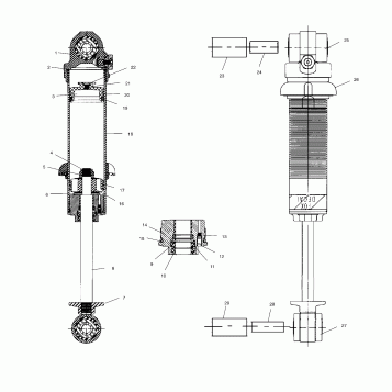 FOX SHOCK - FRONT TRACK - S00NX4CS (4954025402C003)